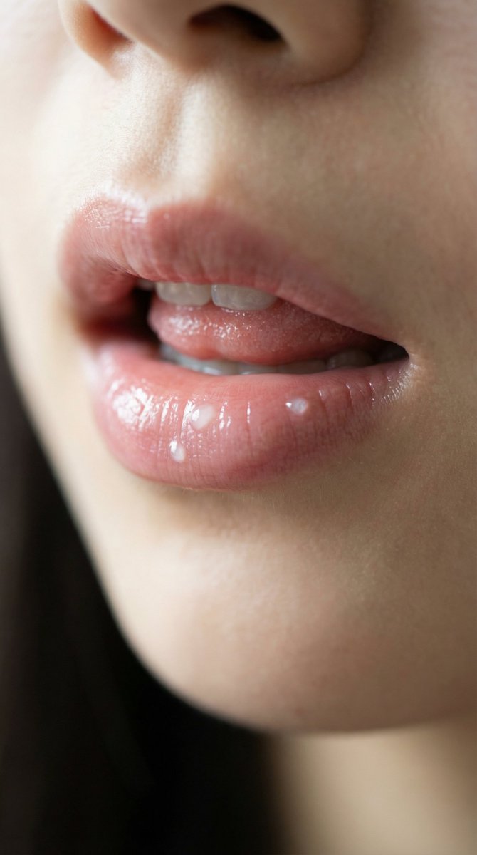 Digital Avatar Watery Lips, Avatar, nanoBanana-Pro, Calm Lighting, Dewy reference image