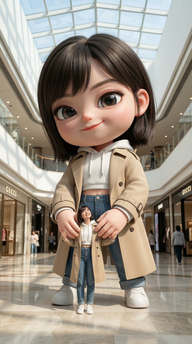 Nano Banana Pao Series Name Collection, Realistic, nanoBanana-Pro, 3D, Chibi Idol reference image