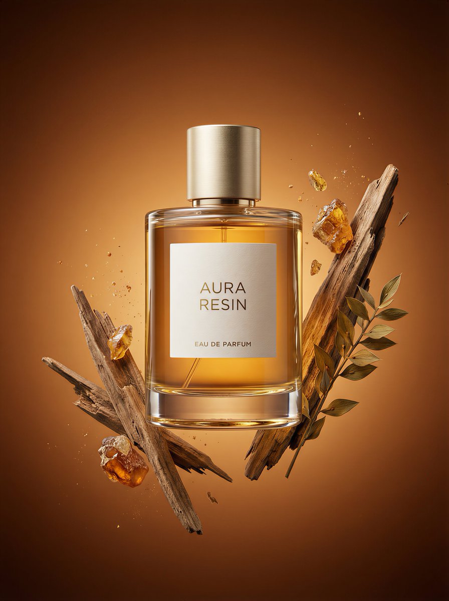 Ultra High-End Luxury Perfume Campaign Template, Product, nanoBanana-Pro, Crystal Bottle, Elegant Background reference image