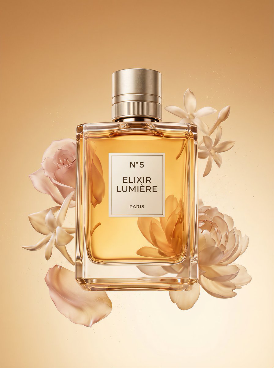 Ultra High-End Luxury Perfume Campaign Template, Product, nanoBanana-Pro, 抽象, Photorealistic reference image, image 2 of 2