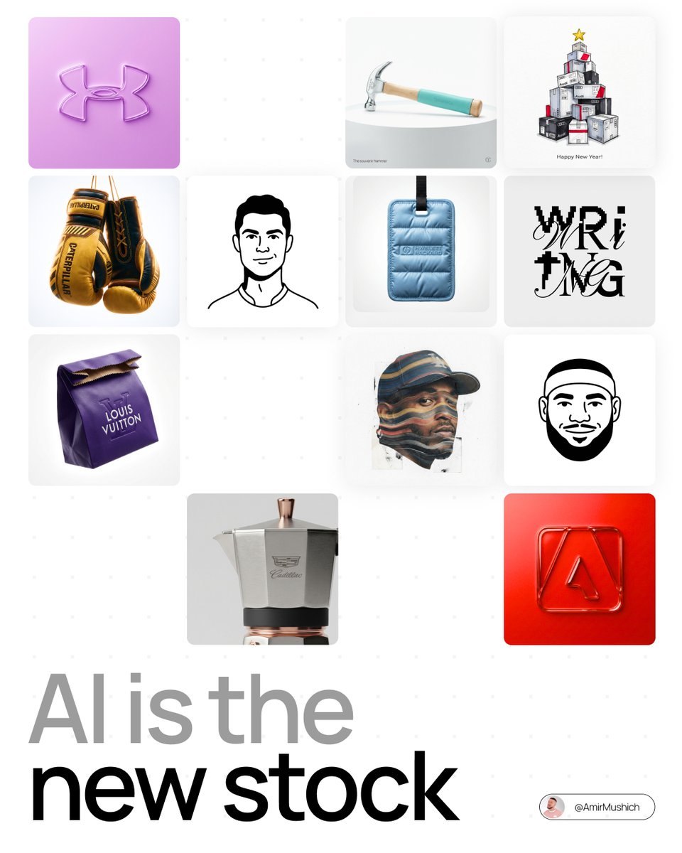 The Future of AI Generated Stock Assets: From Raw Generation to Classical Skills, Sci-Fi, nanoBanana-Pro, 3D, AI Generated reference image