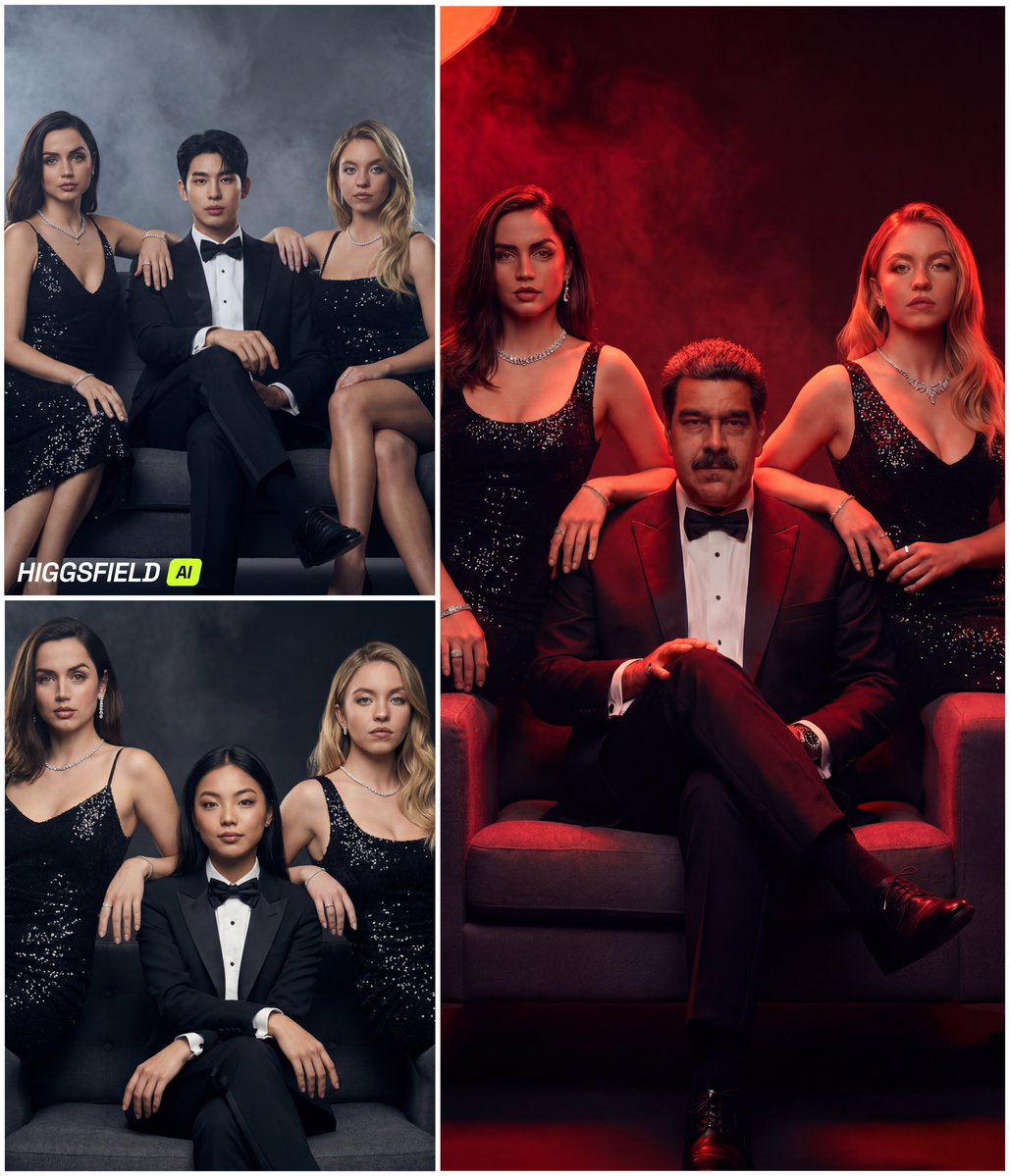 Luxury Fashion Photoshoot with Ana de Armas and Sydney Sweeney