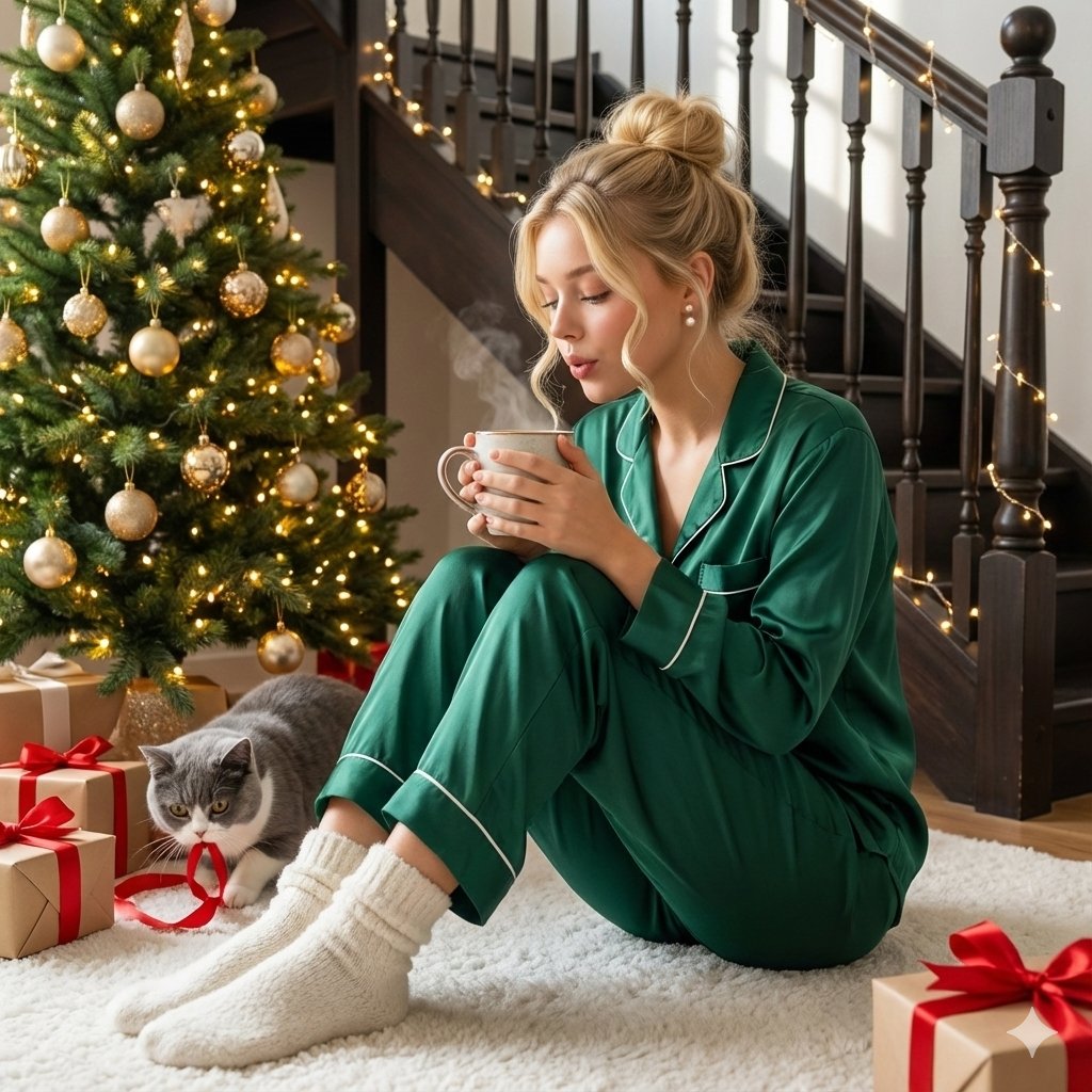 Cozy Christmas Morning