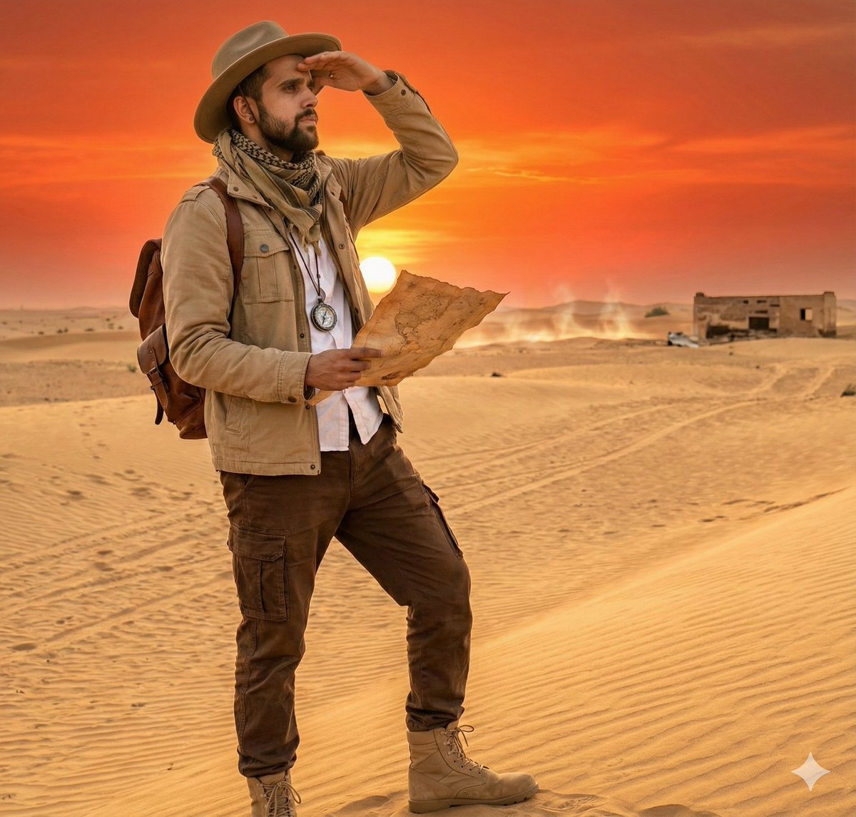 Desert Explorer Scene