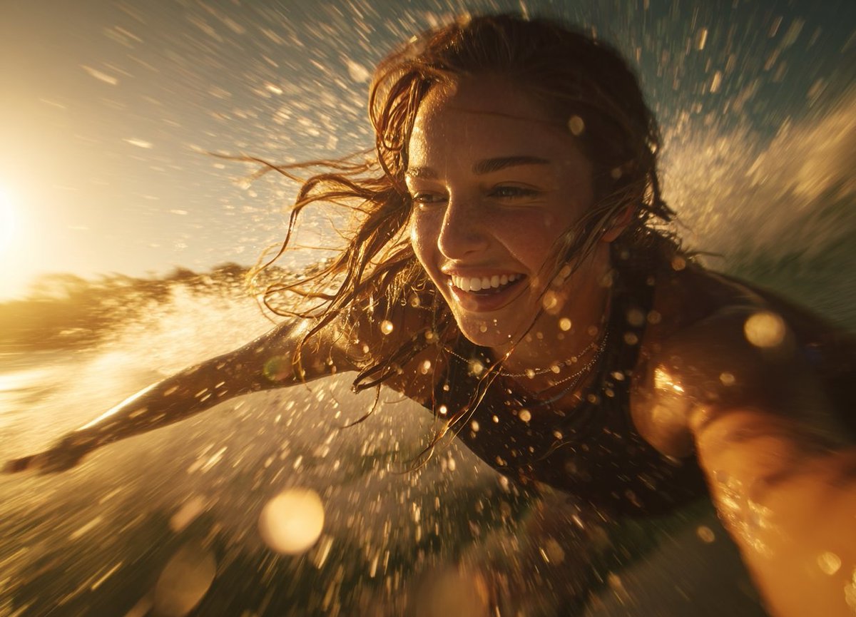 Moment of Unchained Flight, Capturing the Golden Light of Liberation