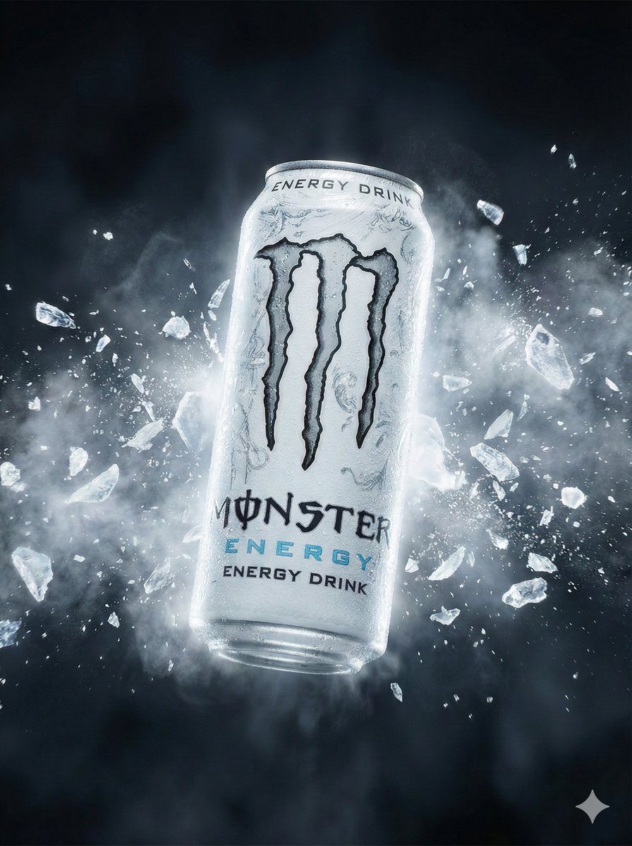 Monster Energy Drink Man Portrait