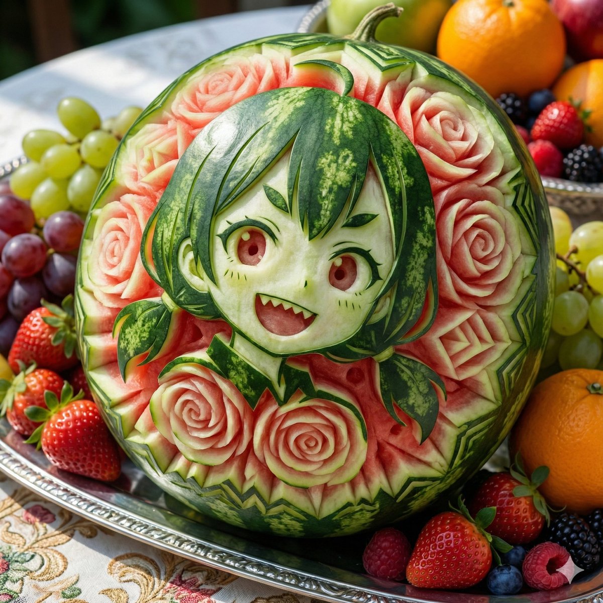 Nano Banana Pro Fruit Carving Creation