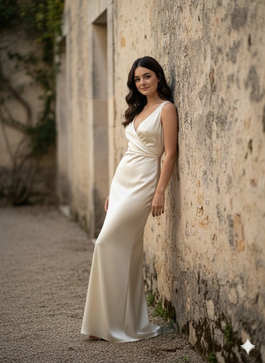 Quiet Luxury Fashion Portrait