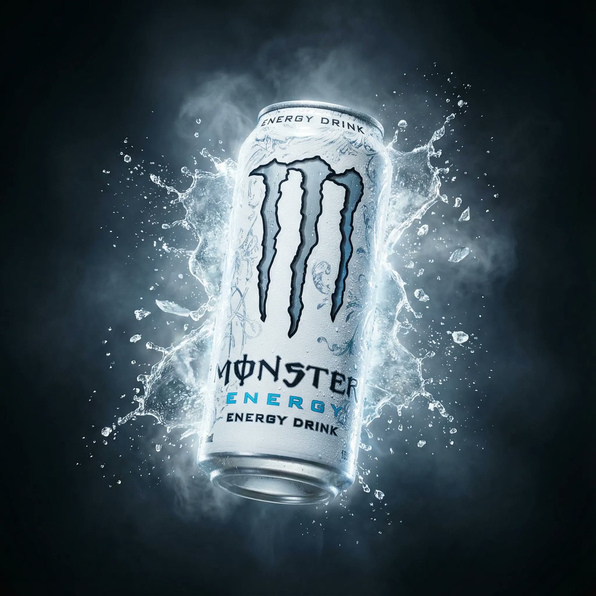AI Product Ad Style Image - Monster Energy Drink