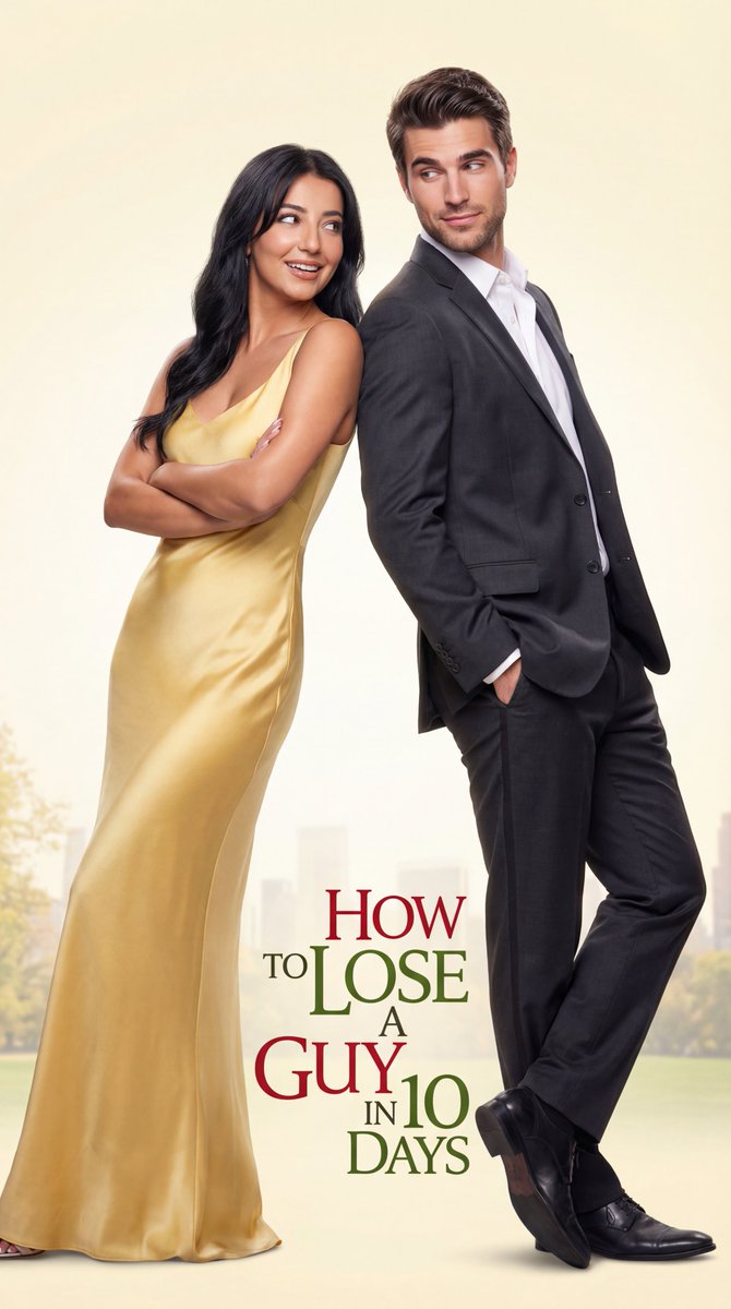 Early 2000s Rom-Com Poster