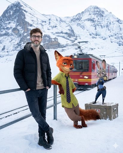 Cinematic Winter Travel Moment