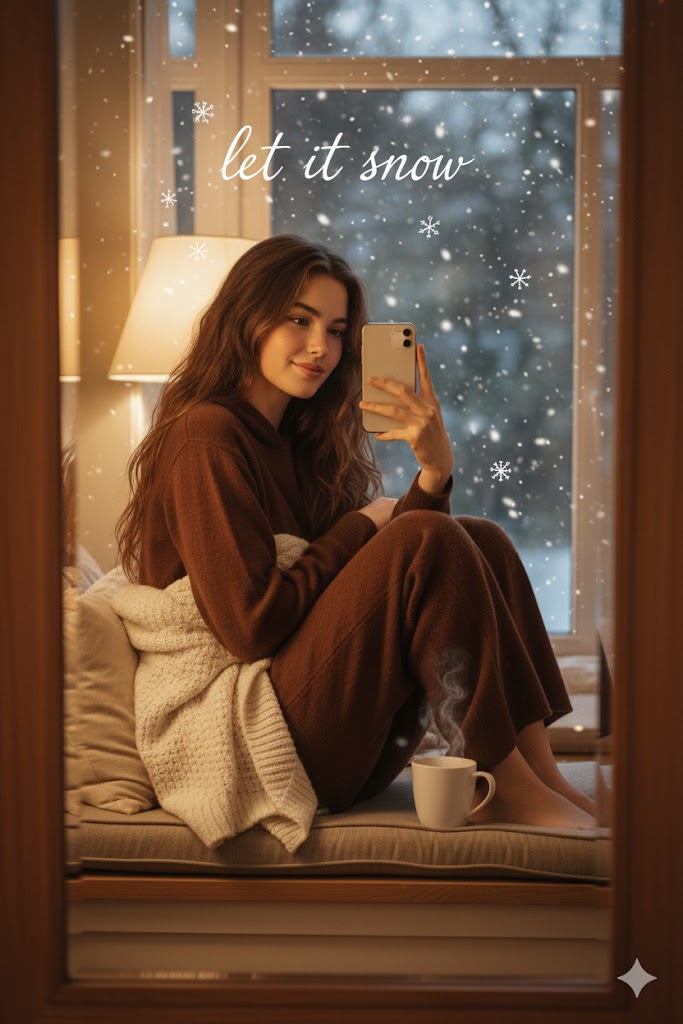 Reflective Lady by the Window