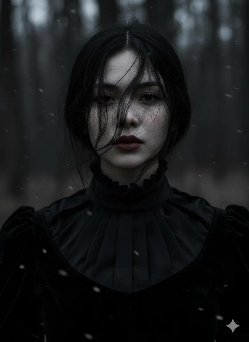 Mysterious Gothic Ethereal Woman