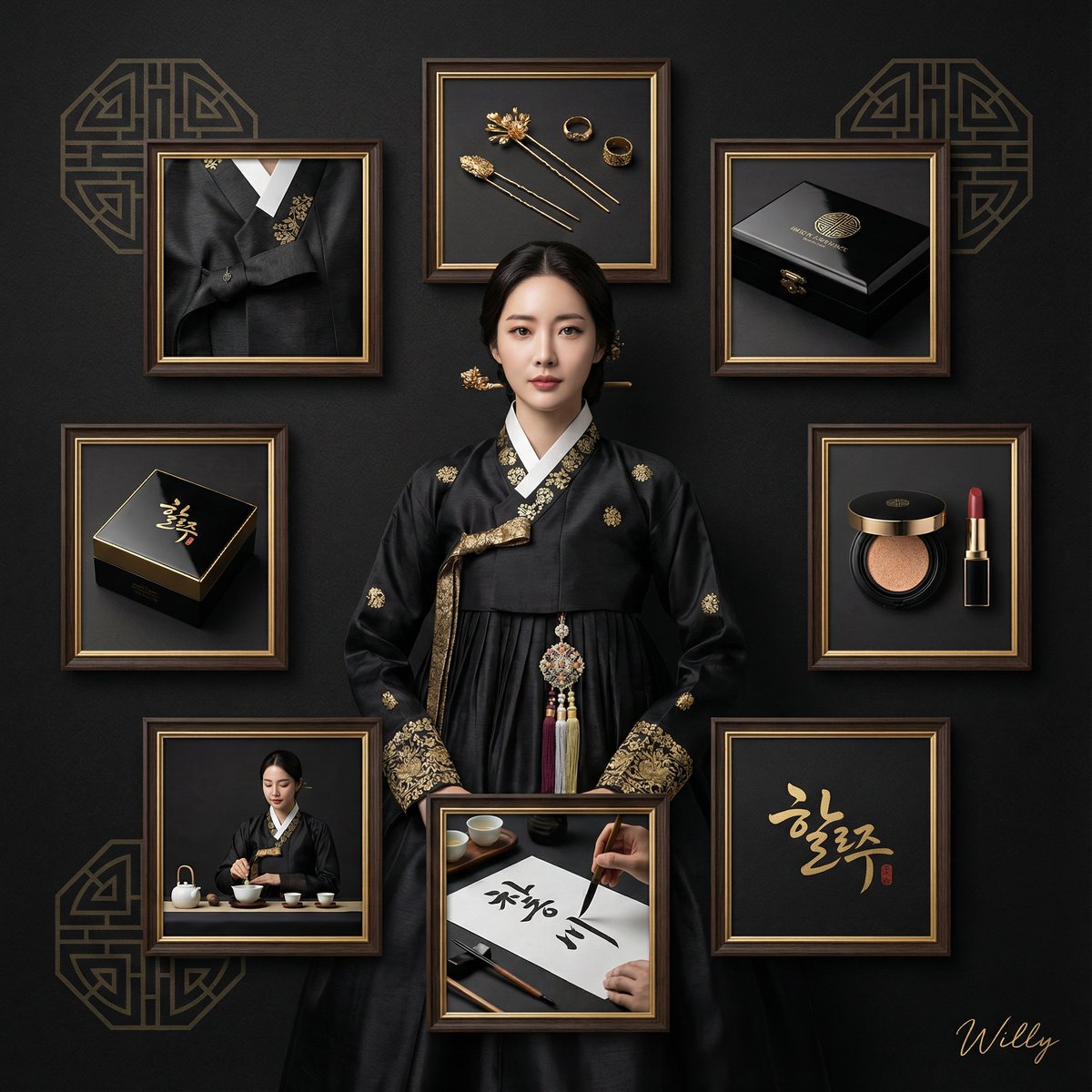 Luxury Brand Identity Presentation for Gemini Nano Banana pro