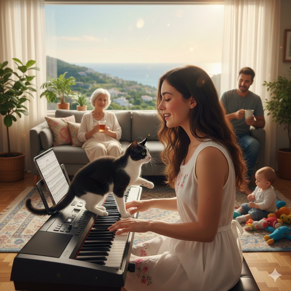 Gemini Nano Banana Pro 3.0 Cozy Family Gathering