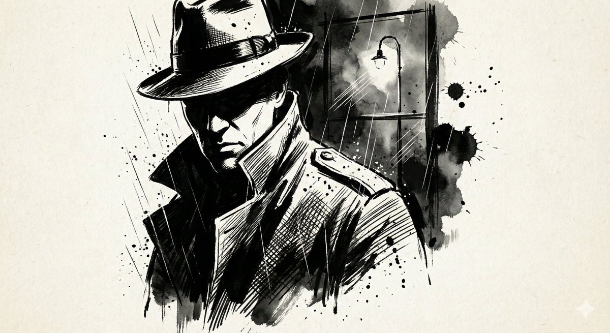Inkstorm Noir Portrait