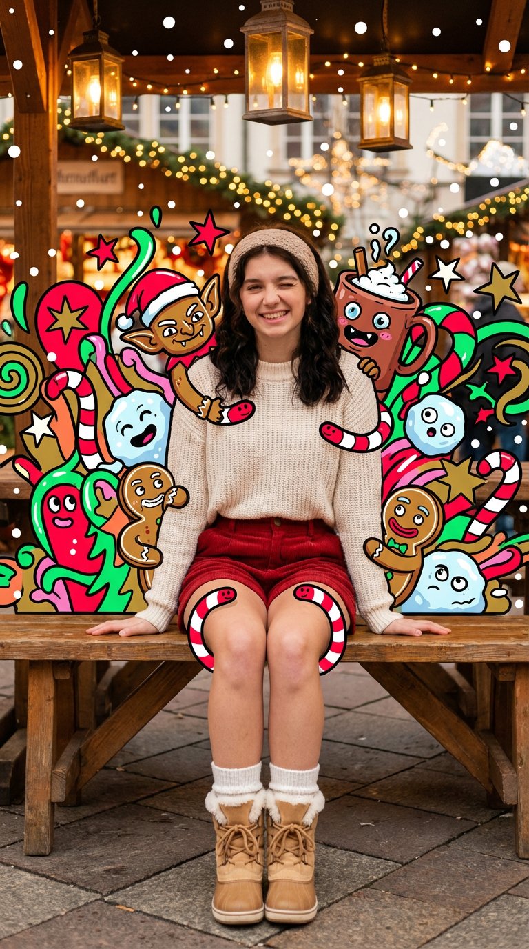 Christmas Market Portrait