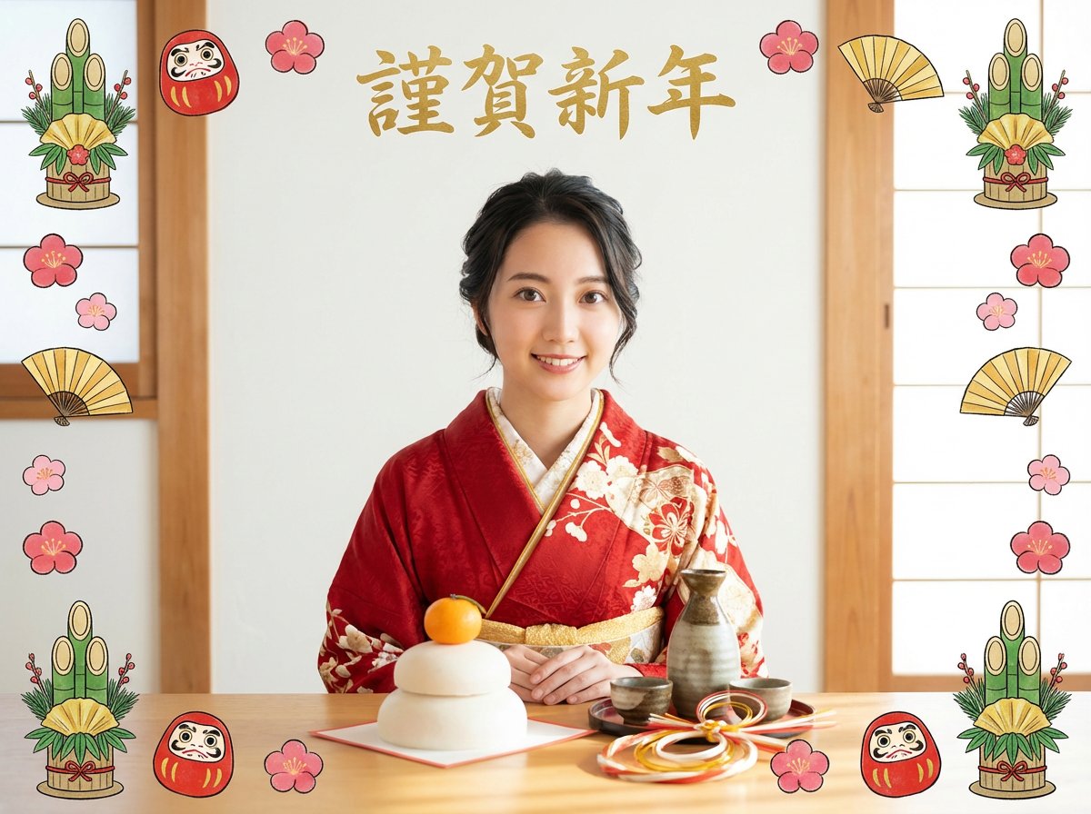 Japanese New Year Portrait