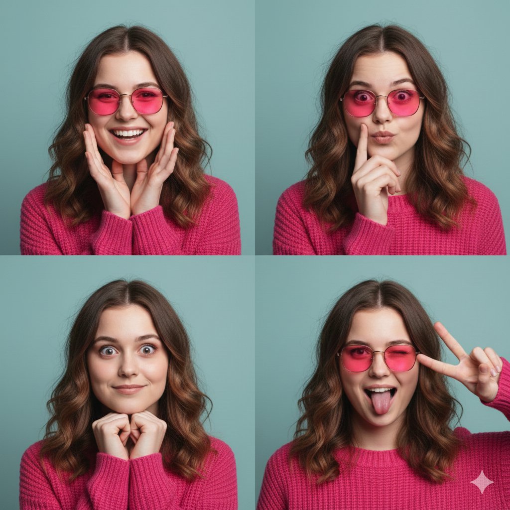 Playful Pink Portrait