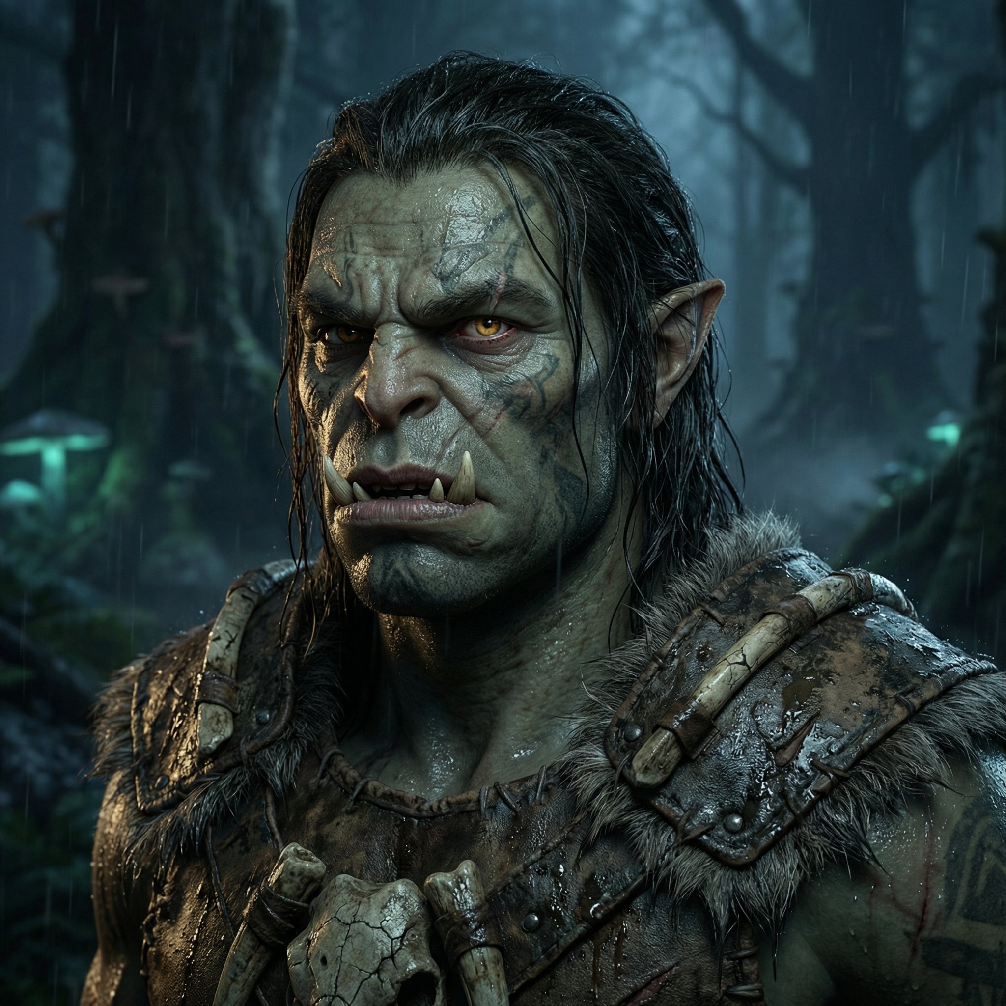 Hyper-real Orc Realism Test, Fantasy, nanoBanana-Pro, 人物, 现实 reference image, image 2 of 4