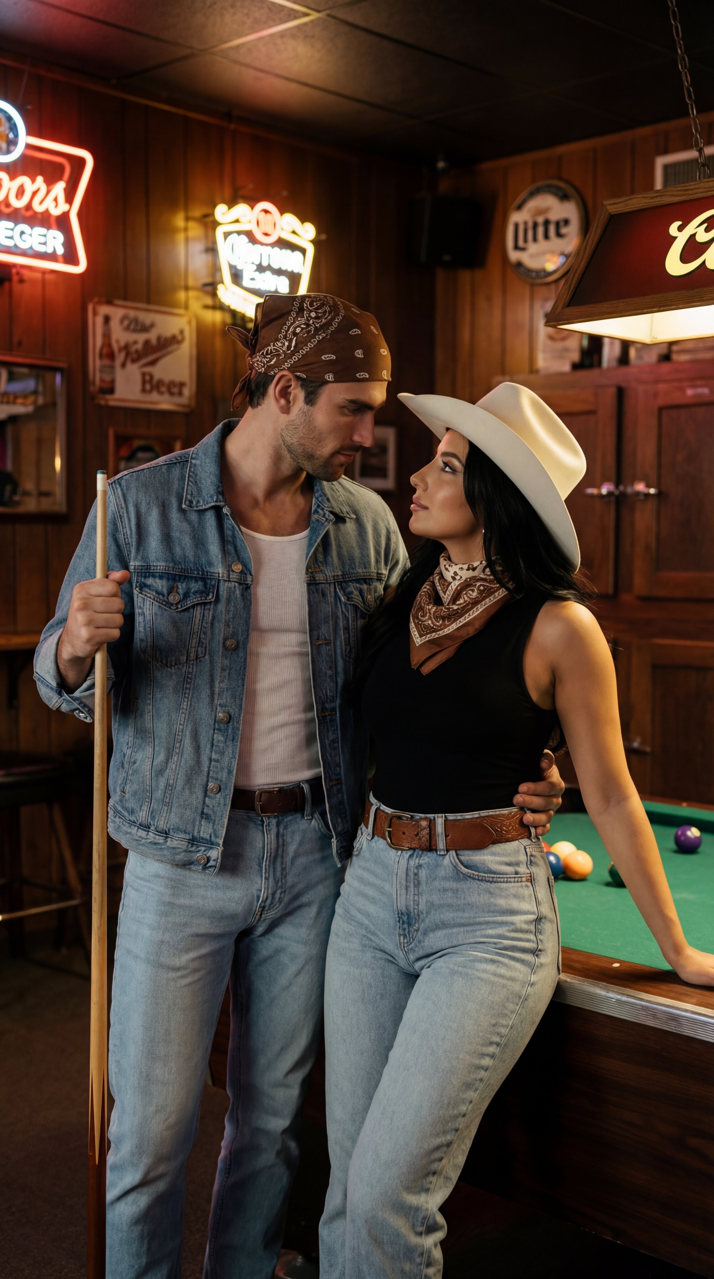 Vintage American Dive Bar Scene