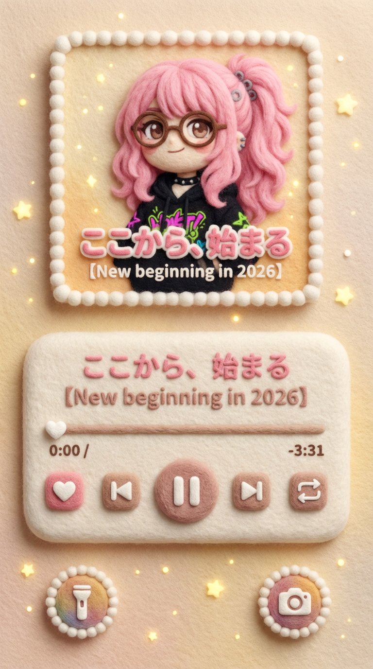 Felt Smartphone Lock Screen
