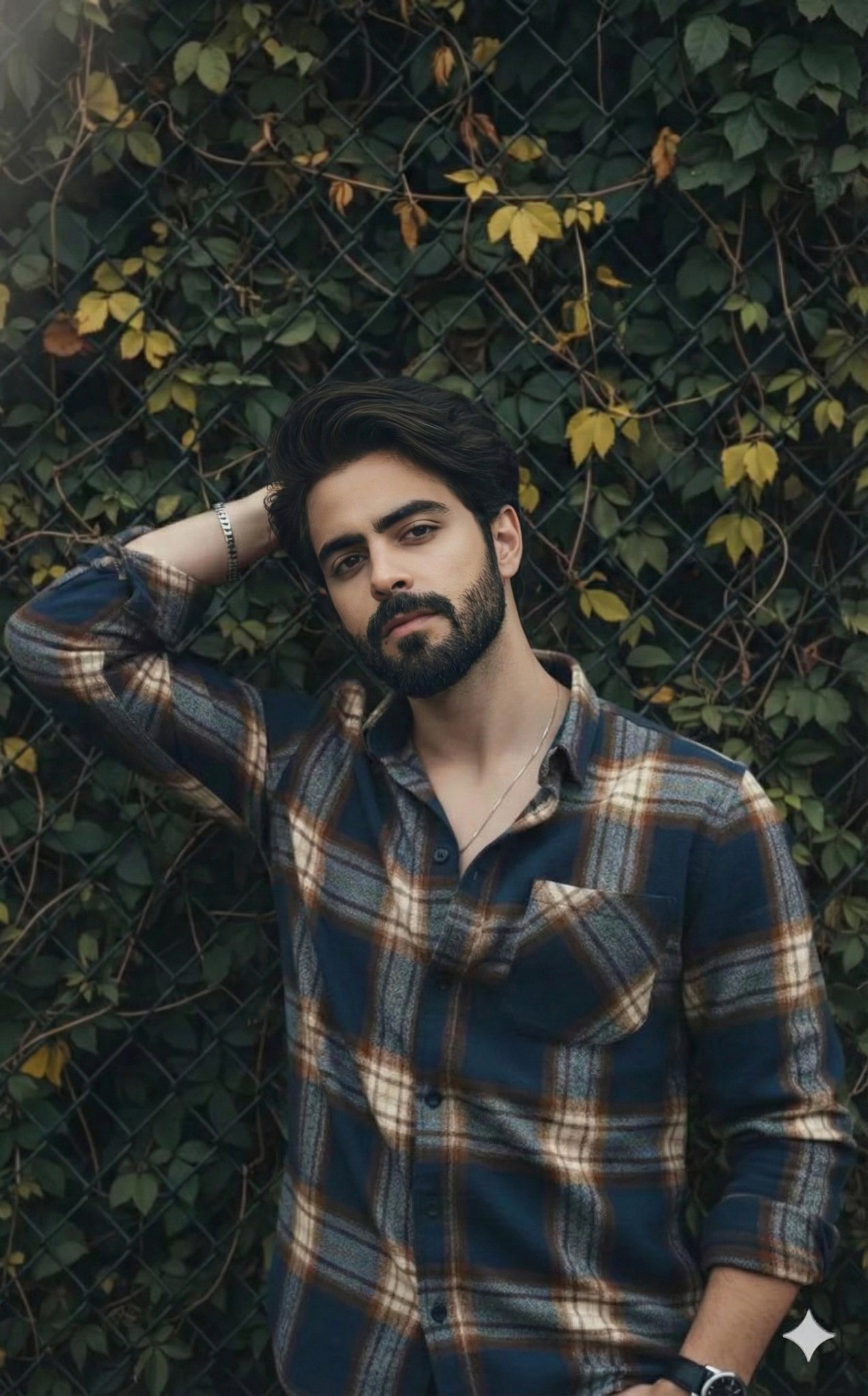 Autumn Calm Confidence Fashion Portrait