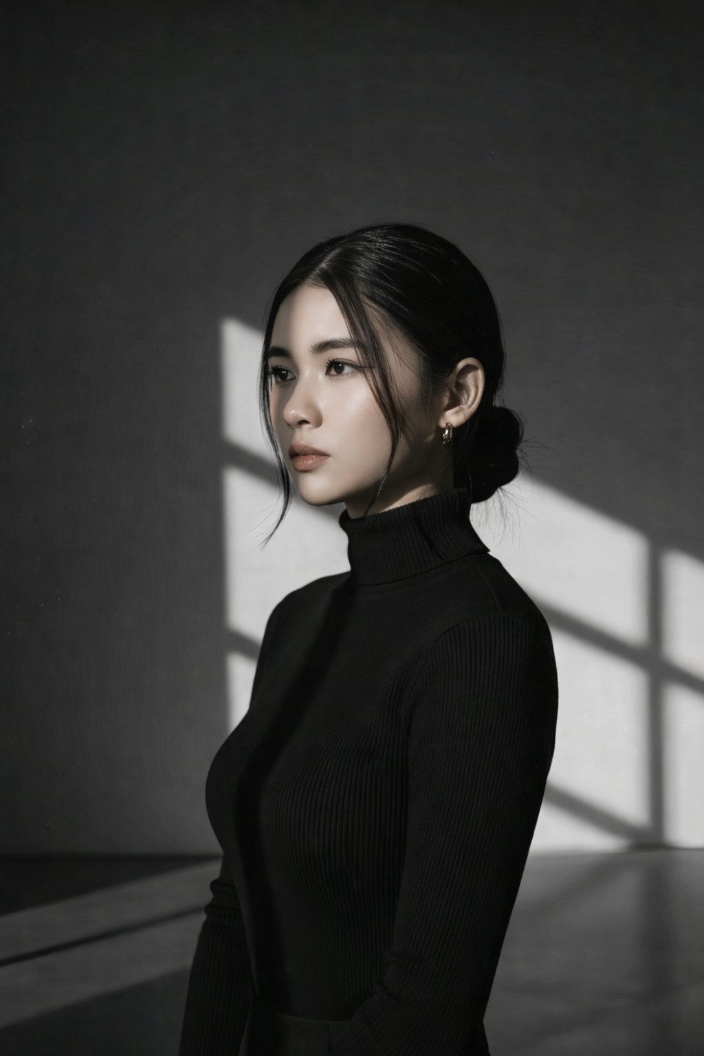Minimalist Window Light Portrait