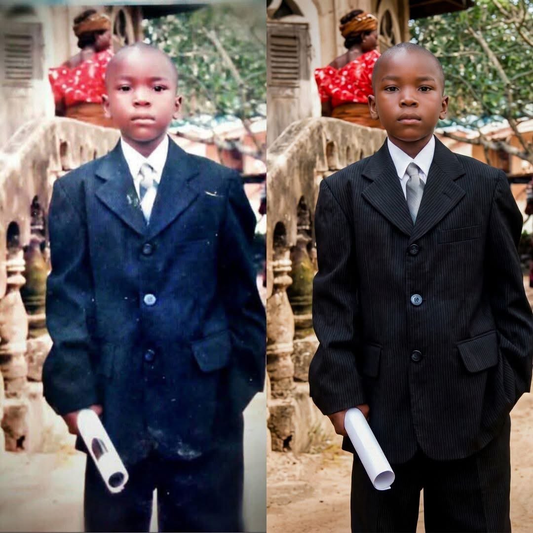 Digital Reconstruction of Child's Portrait
