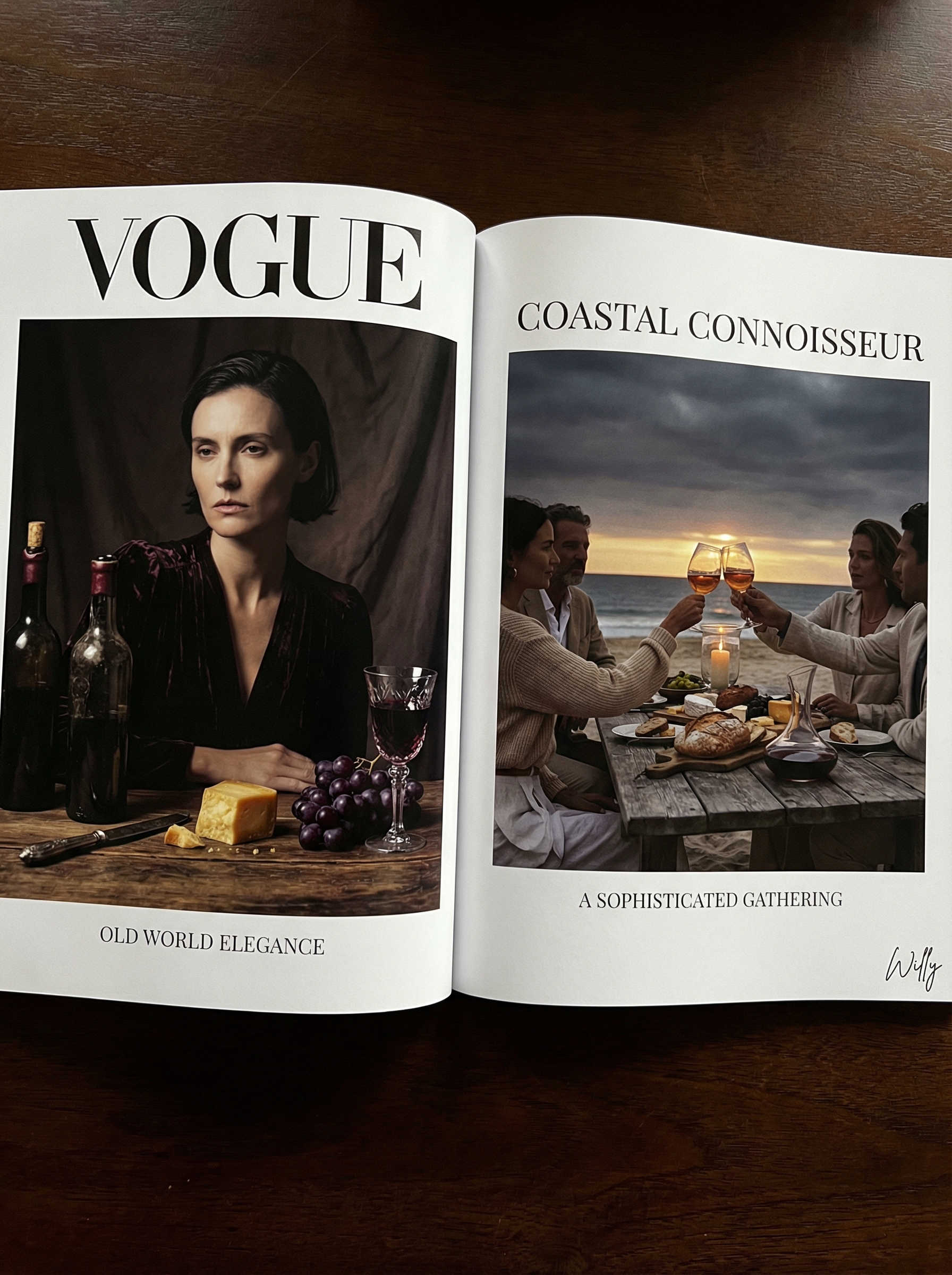 Gemini Nano Banana pro Vogue Editorial Spread