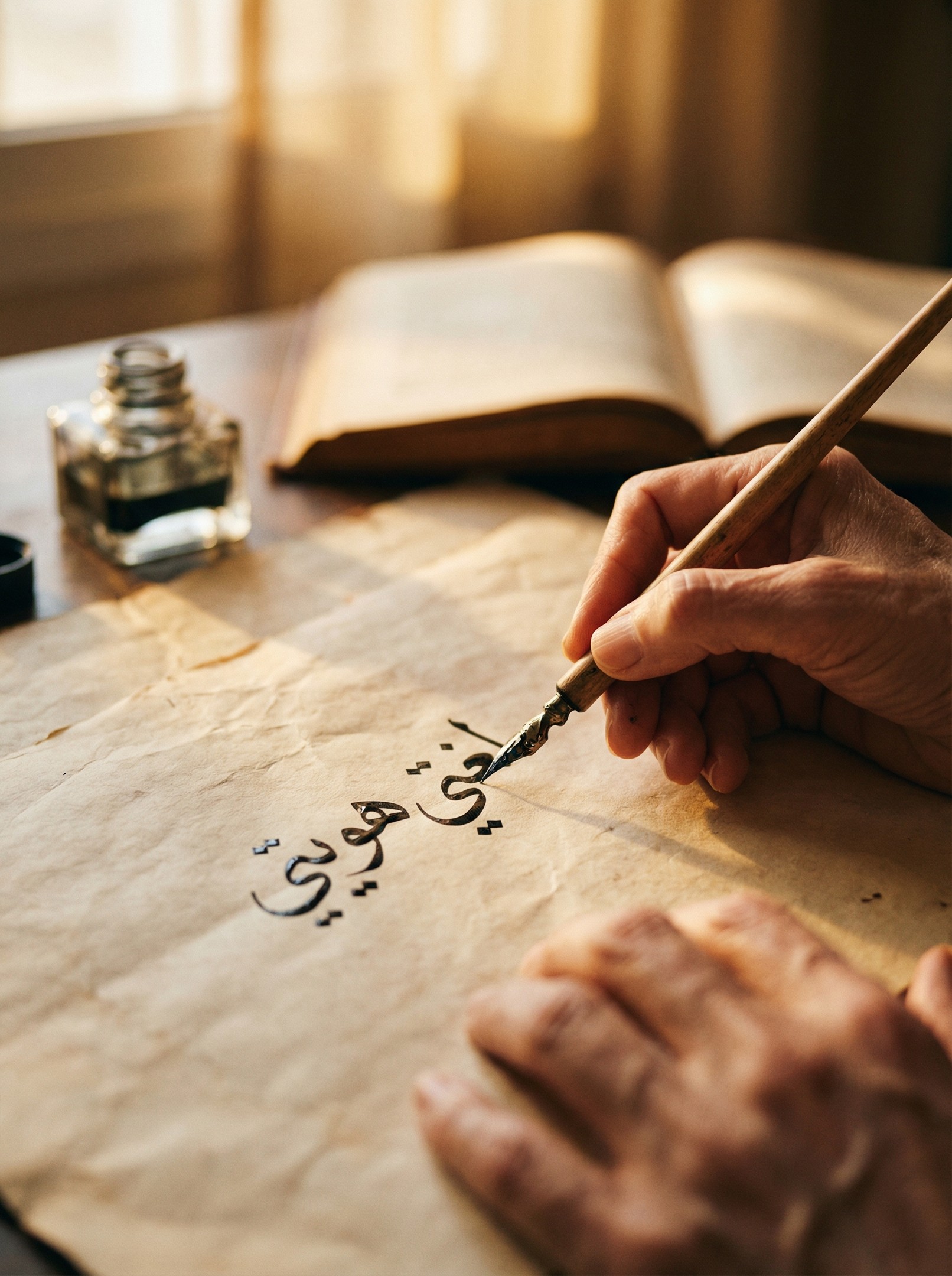 阿拉伯语言日庆祝：书写‘我的语言是我的身份’