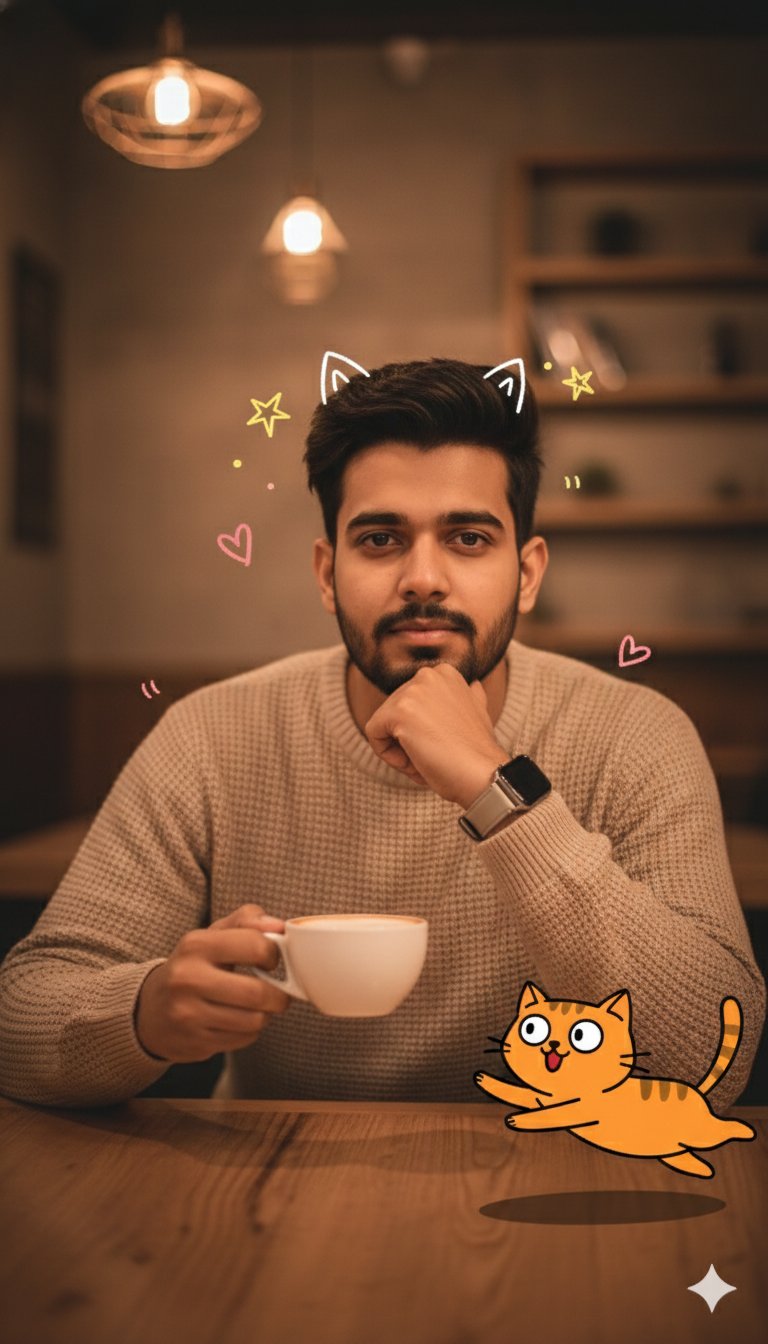 Gemini Nano Banana Pro - Cozy Coffee Time