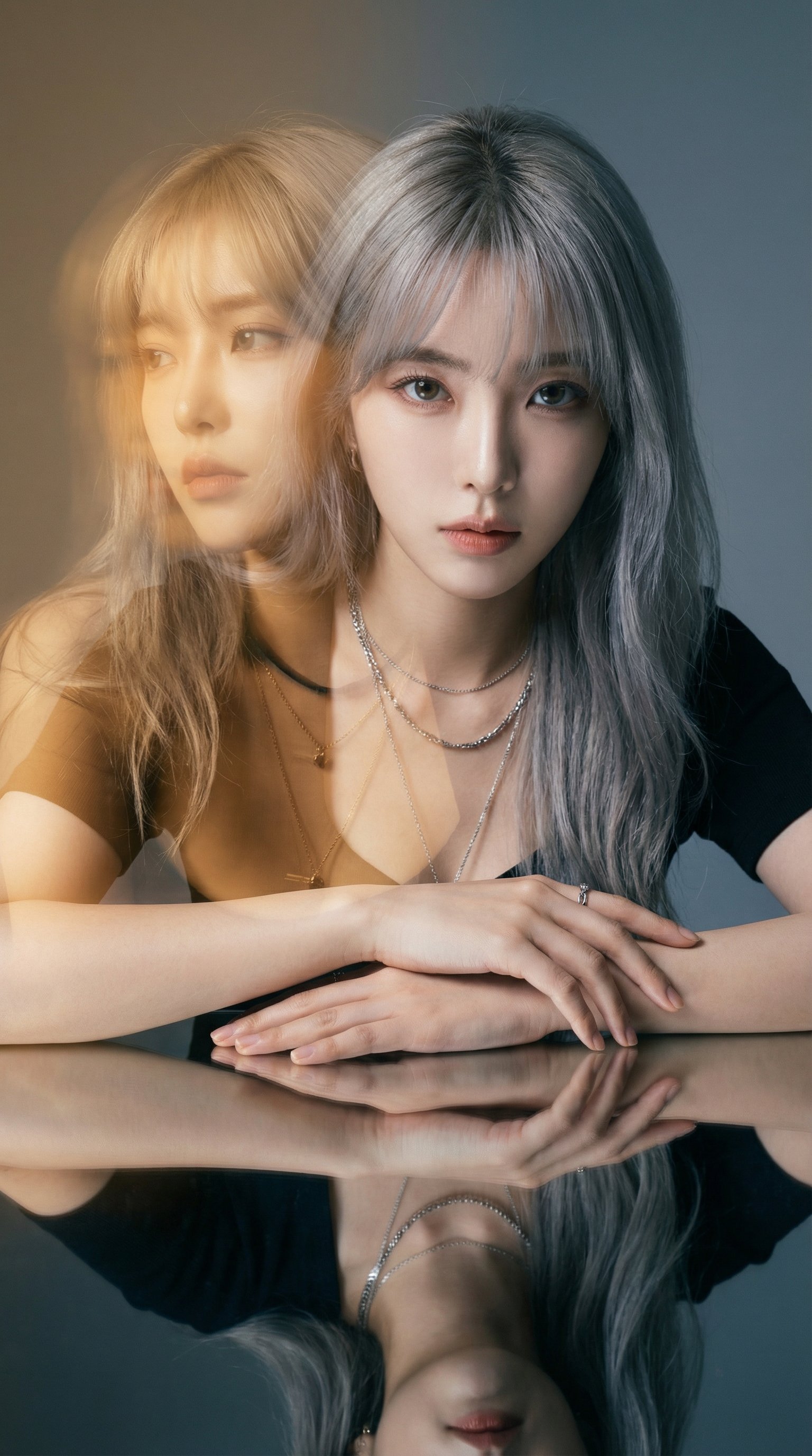 High-Fashion Double Exposure Portrait