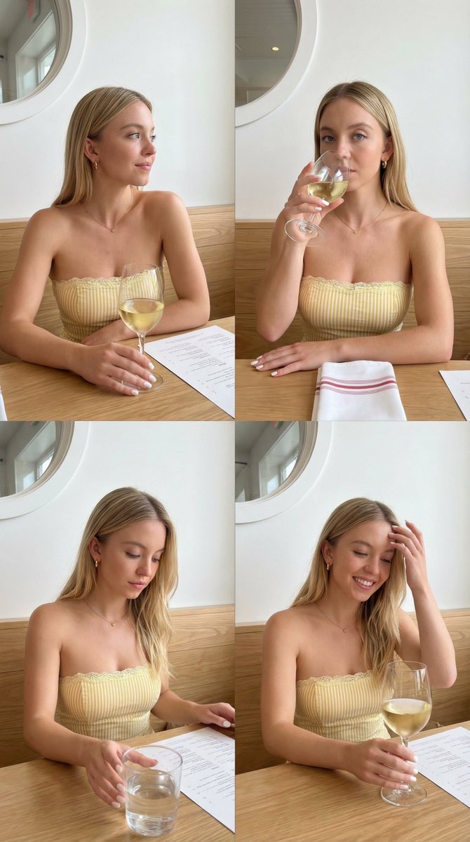 Sydney Sweeney at the Restaurant