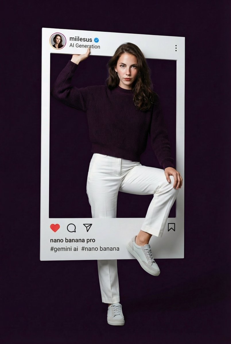 Hyper-Realistic Instagram Style Portrait of a Woman