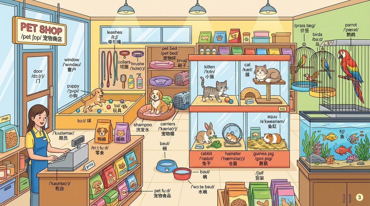 Pet Shop Scene