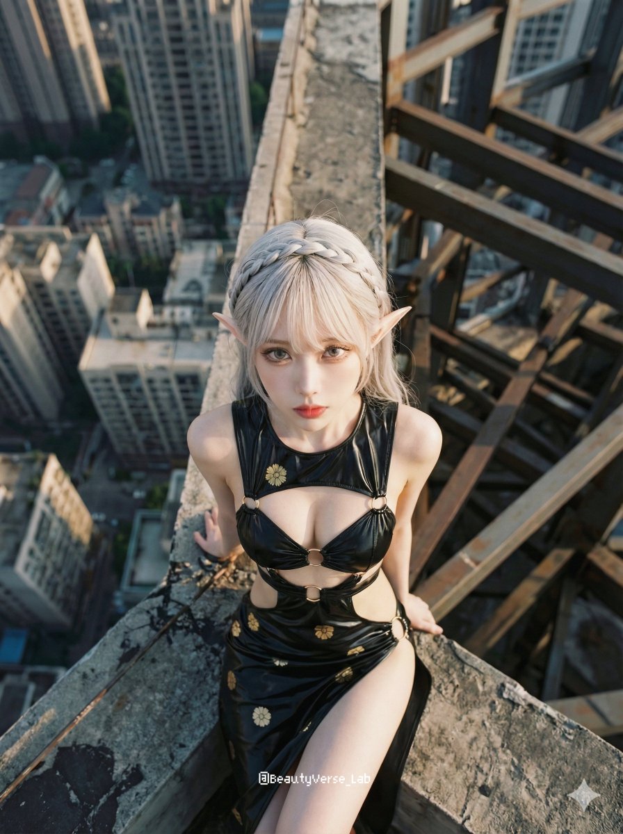 Elf at the Top of the City