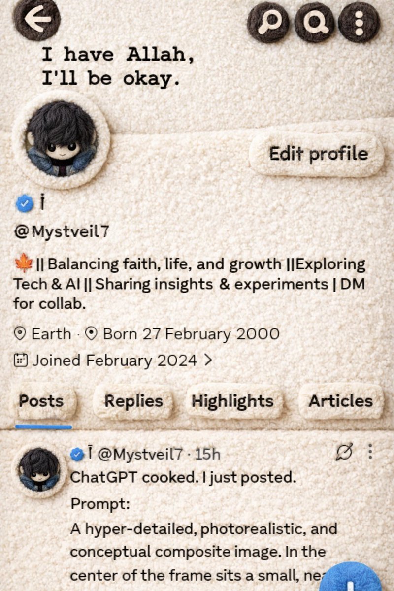 ChatGPT X Account 3D Render