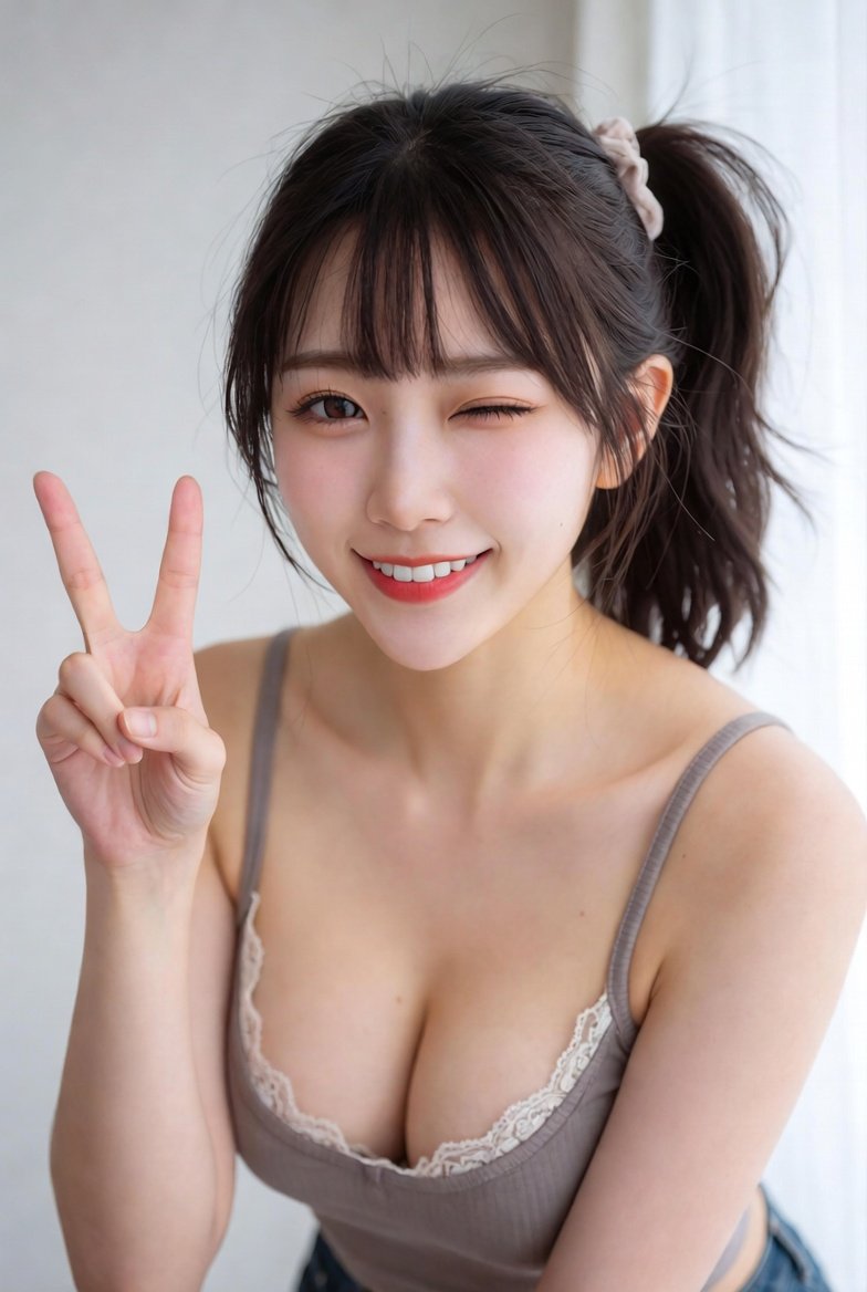 Hyper-realistic Portrait of a Young Woman