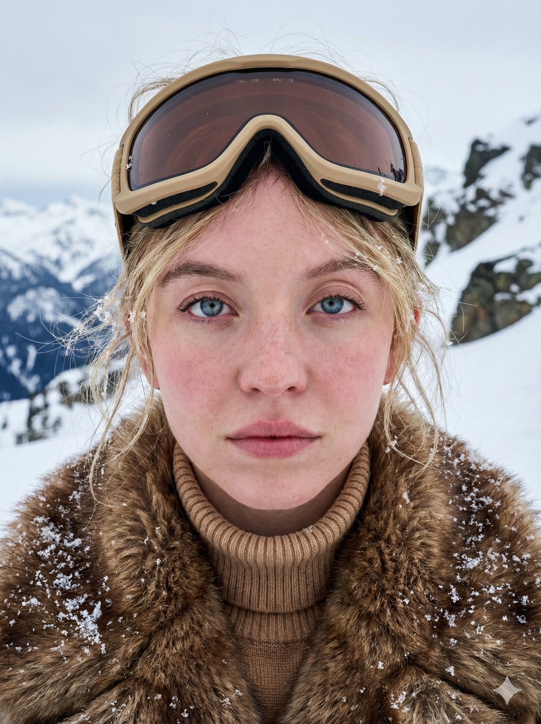 Celebrity Ski Portrait