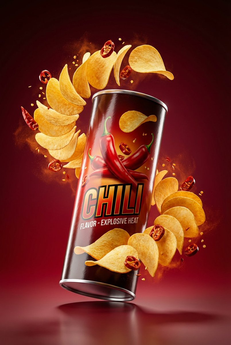 High-End Potato Chips Advertising Photography