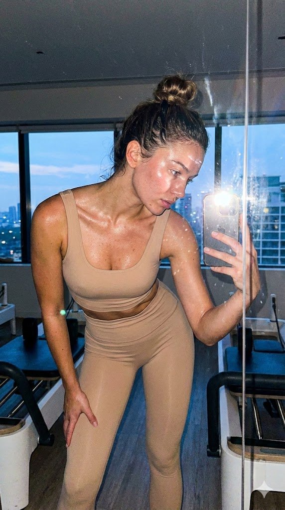 Post-Reformer Pilates Selfie