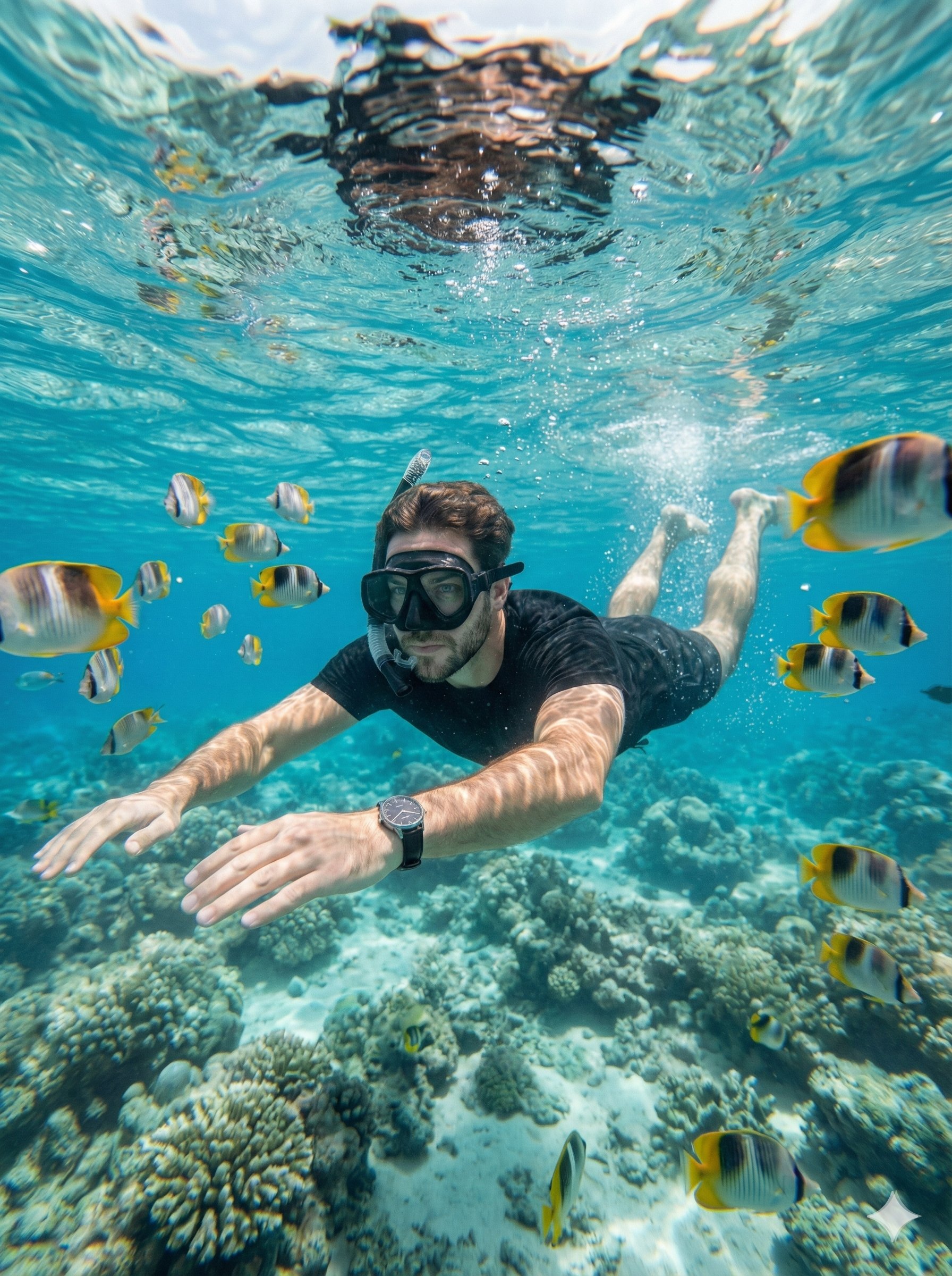 Underwater Peace Moment