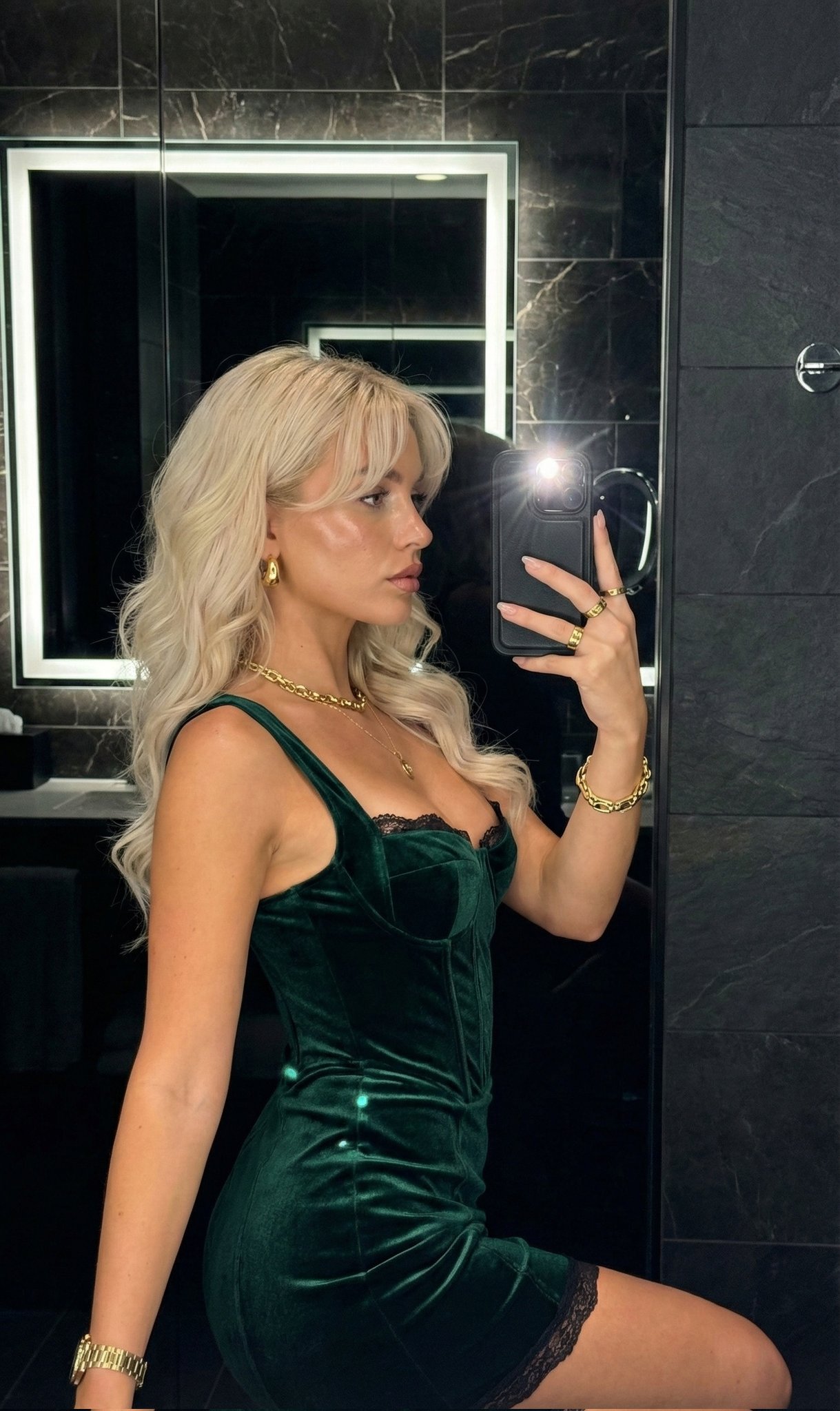 Gemini Nano Banana Pro Night Luxe Selfie