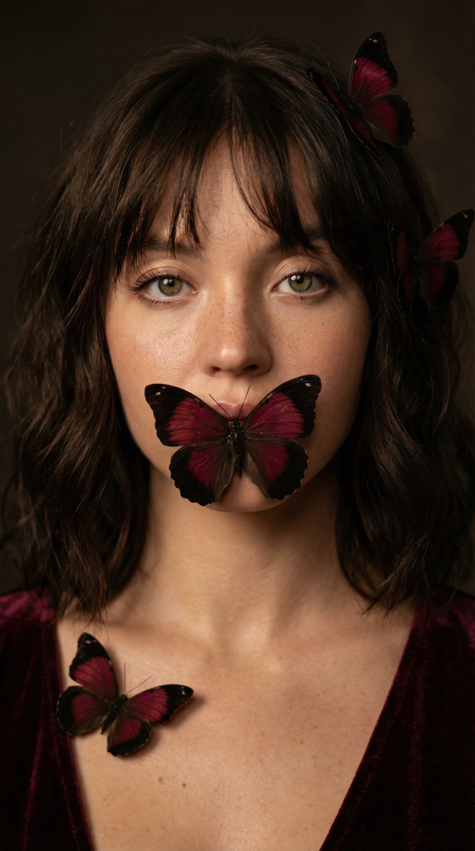 Ana de Armas, Sydney Sweeney, Megan Fox, Billie Eilish Studio Portrait, People, nanoBanana-Pro, Portrait, Photorealistic reference image, image 2 of 4