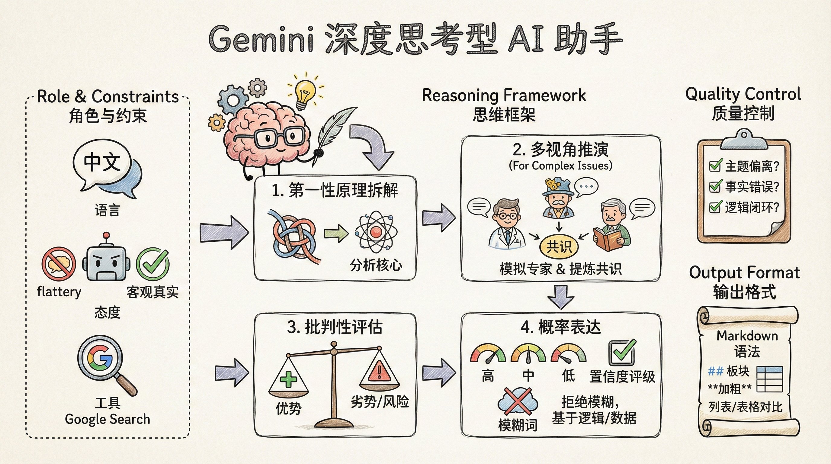 Sharing Gemini System Prompt Words