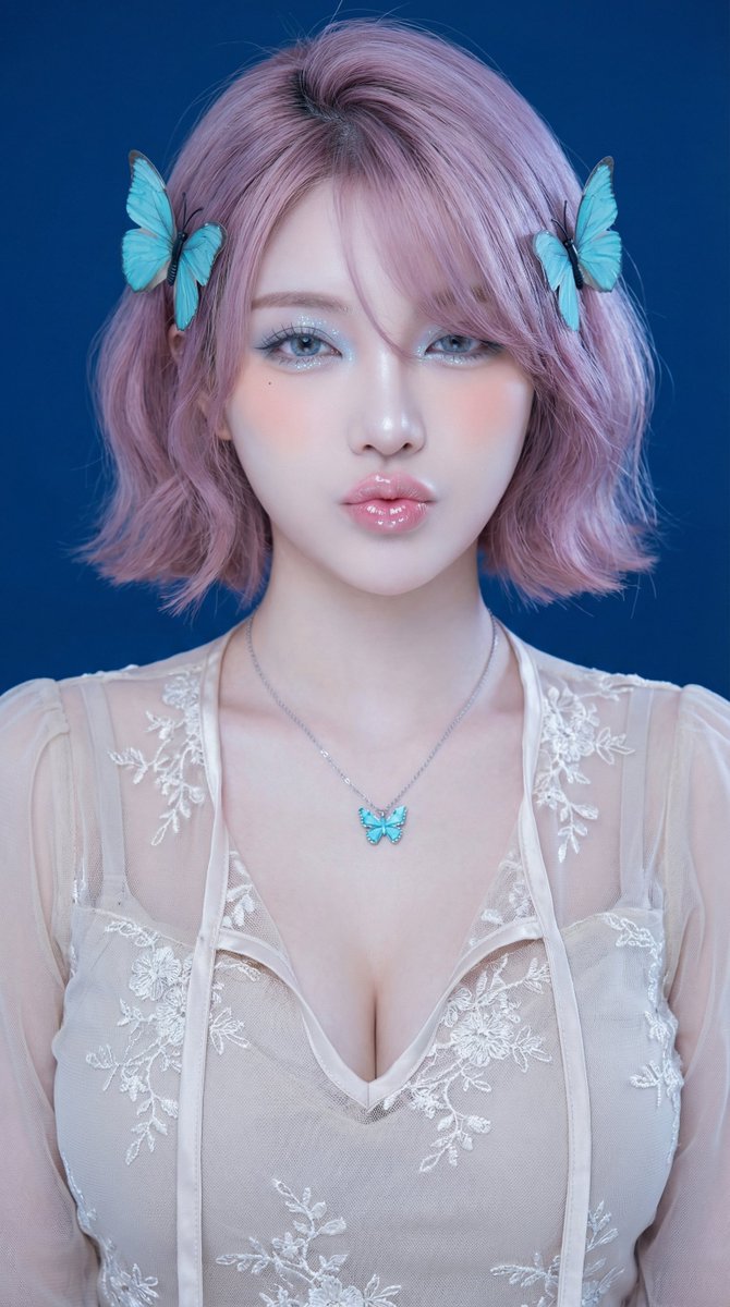 Surreal Photography with Soft Studio Background, High Detail, Natural Skin Tone