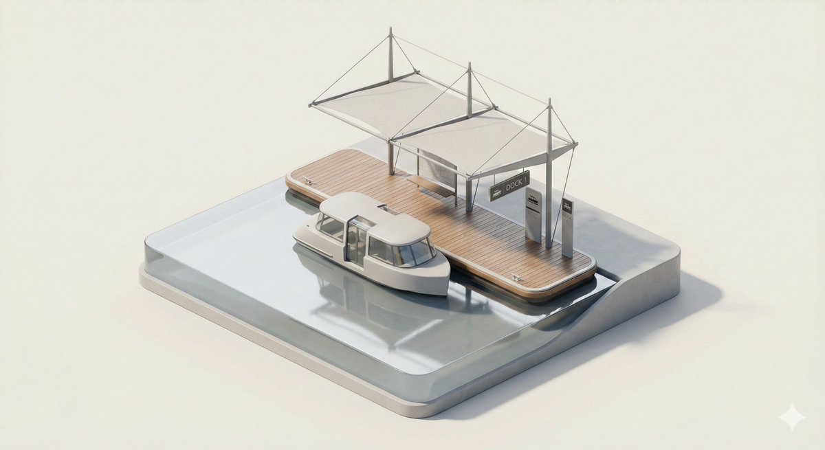 3D Isometric Urban Transit Stops