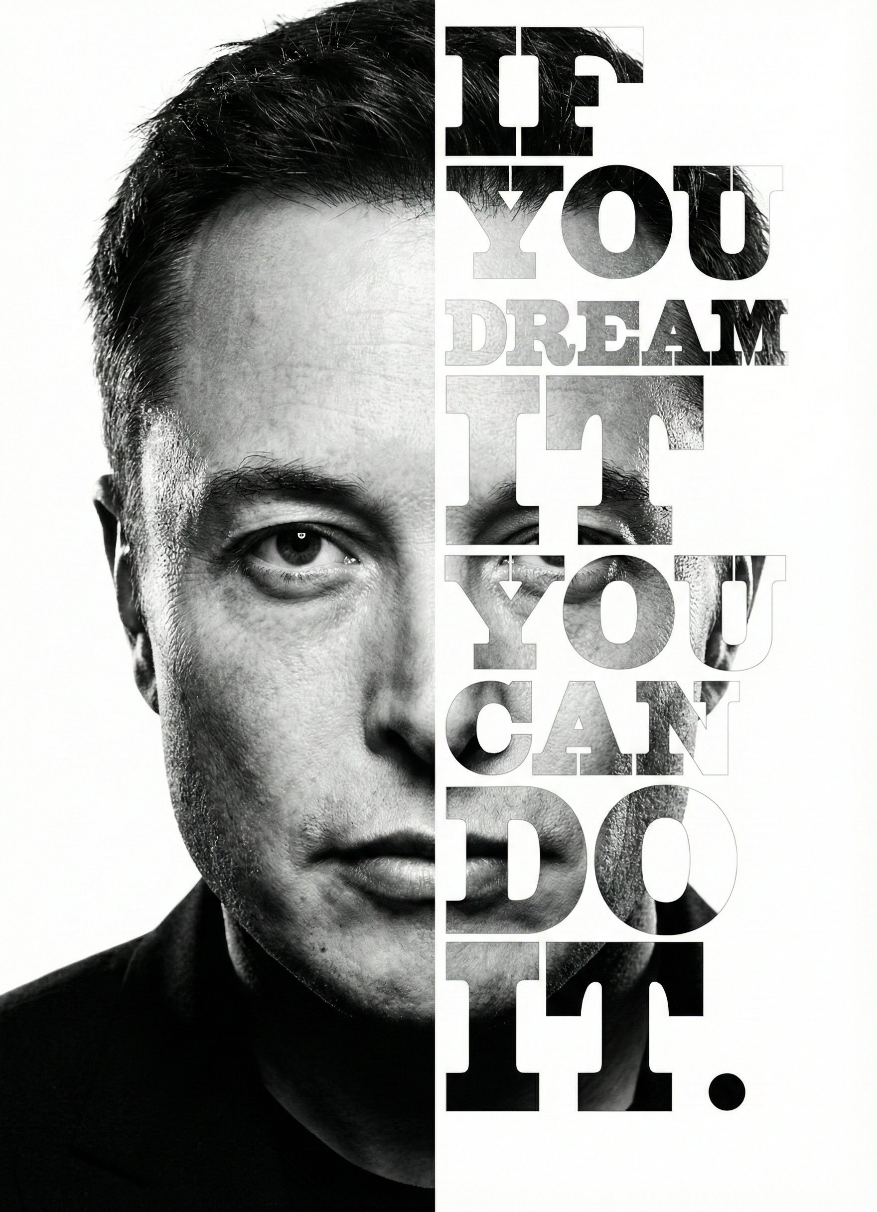 Google Nano Banana Pro - Elon Musk 分割肖像