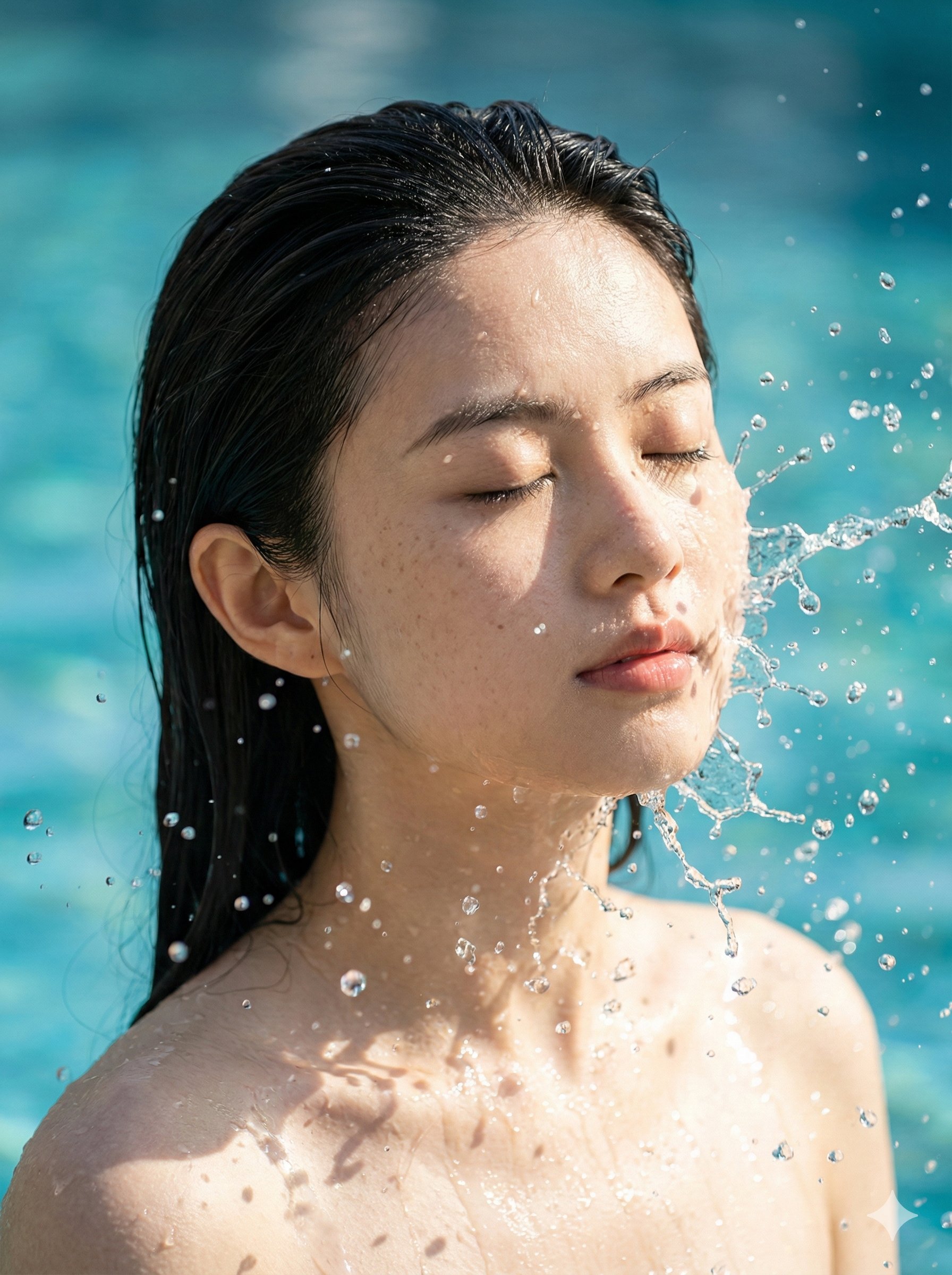 Summer Splash Magic, People, nanoBanana-Pro, High Contrast, Ethereal Atmosphere reference image, image 2 of 2